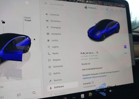 2023 Tesla Model 3 Long Range Dual Motor All-Wheel Drive from USA, damaged, VIN 5YJ3E1EB5PF603407